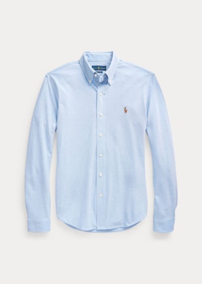 Men's Polo Ralph Lauren Knit Oxford Shirt | 871905QIF